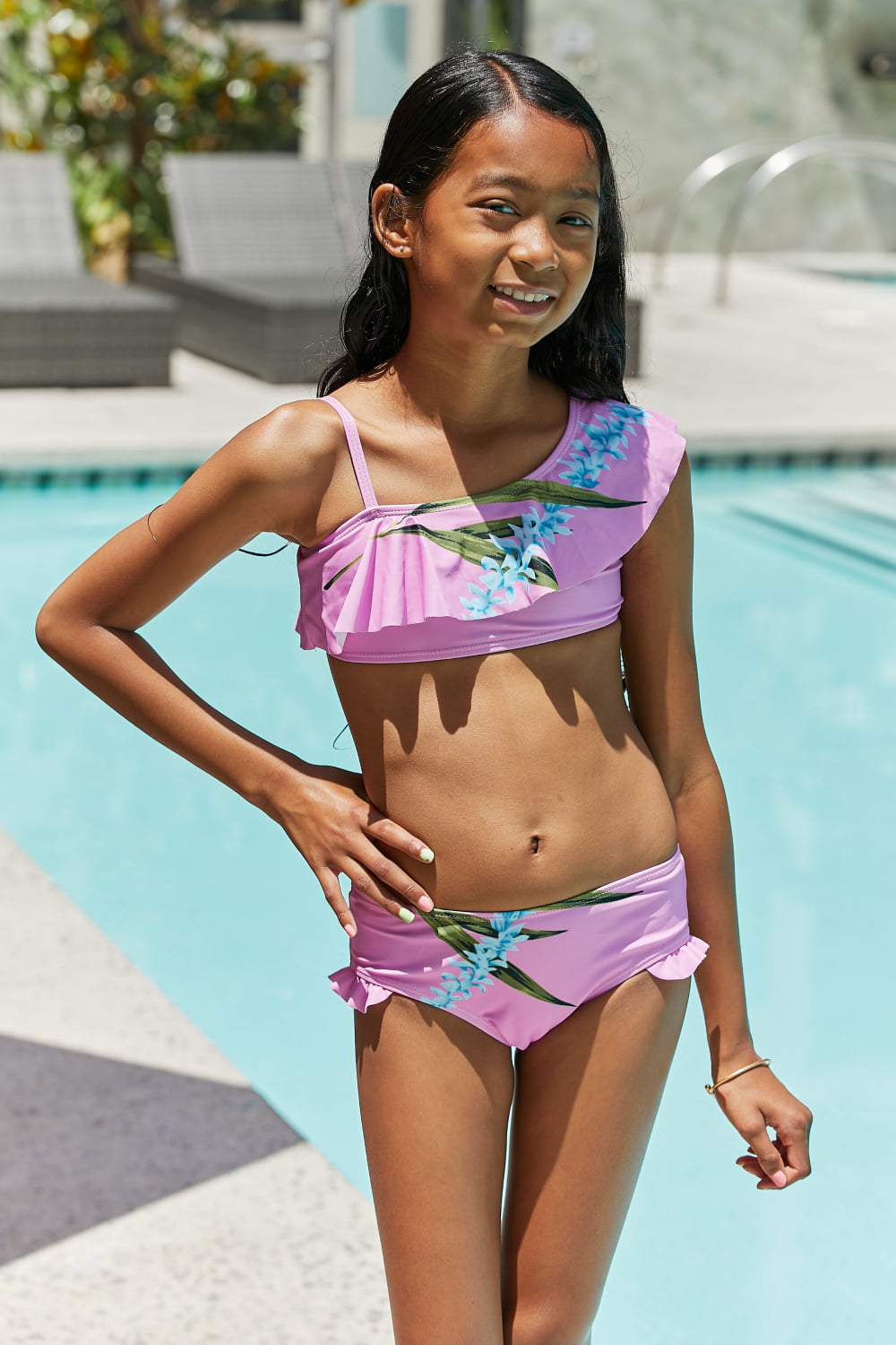 Marina West Swim Cool Down Sleeveless Two-Piece Swim Set – Tulip