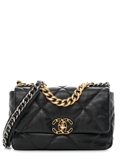 Chanel 19 Large Flap Bag Black & Ecru – MILNY PARLON