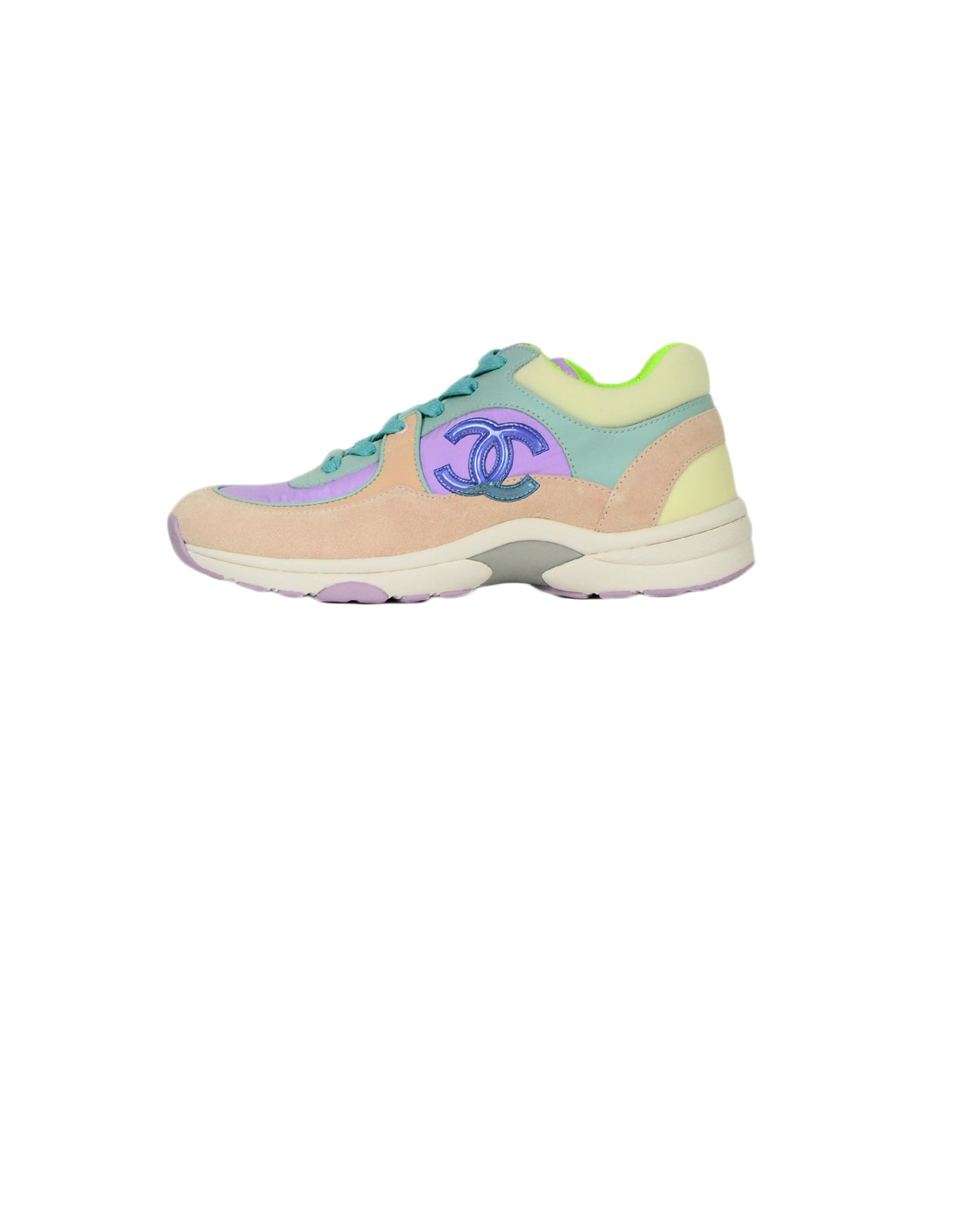 pastel chanel sneakers