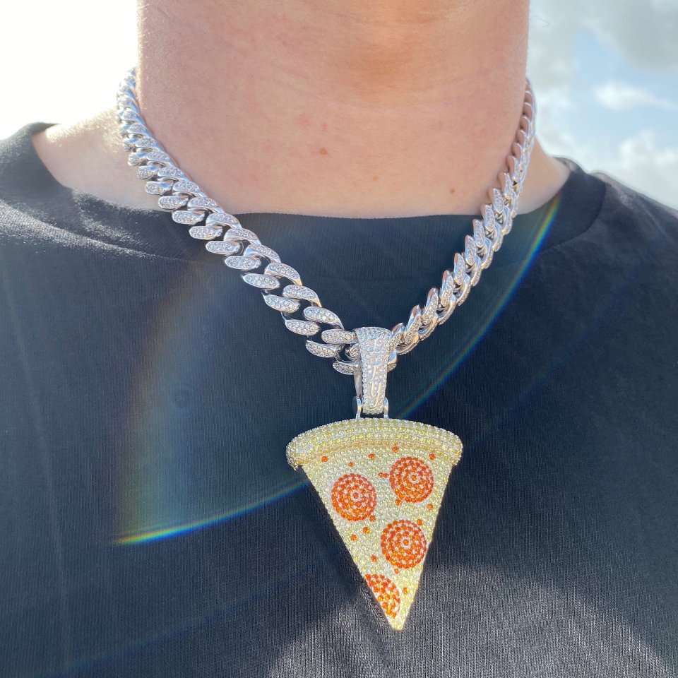 pizza necklace