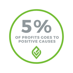 Donate 5% of Profits to Positive Impact Change
