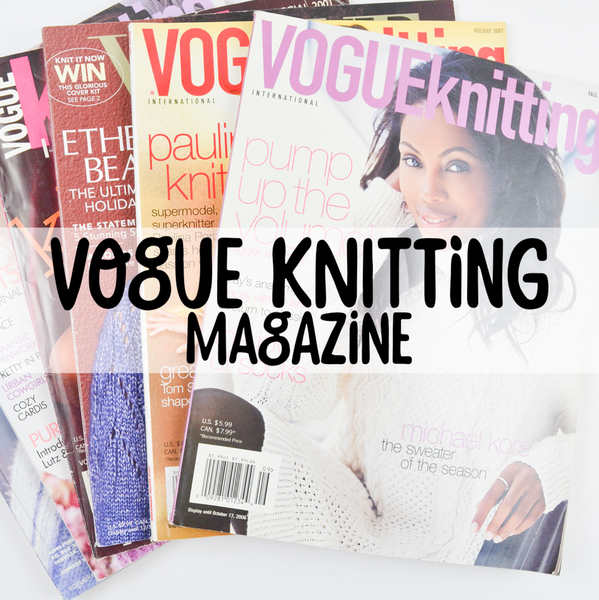 Vogue Knitting Magazine Make & Mend