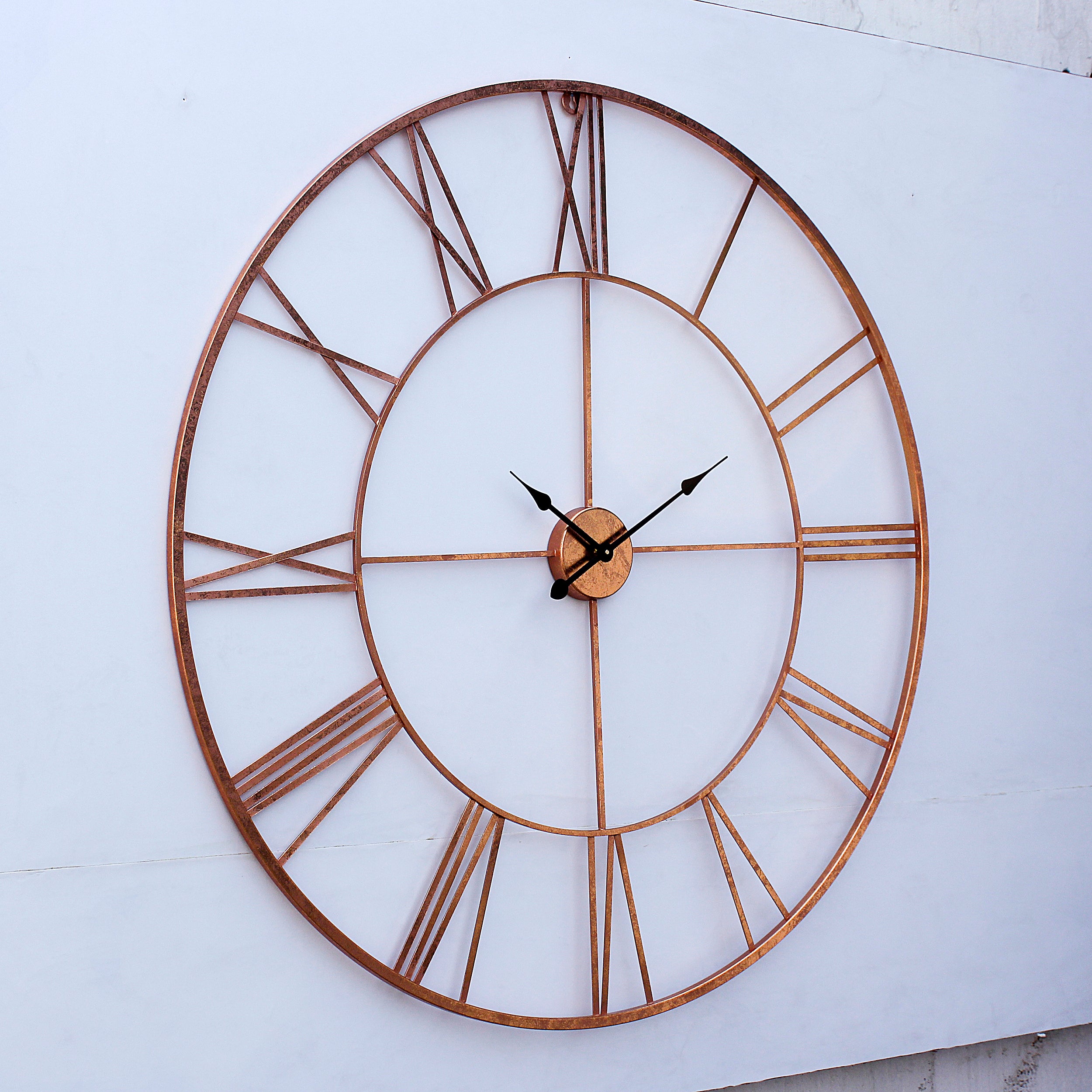 Craftter Copper 40 Inch Handmade Wall Clock Metal Wall Art