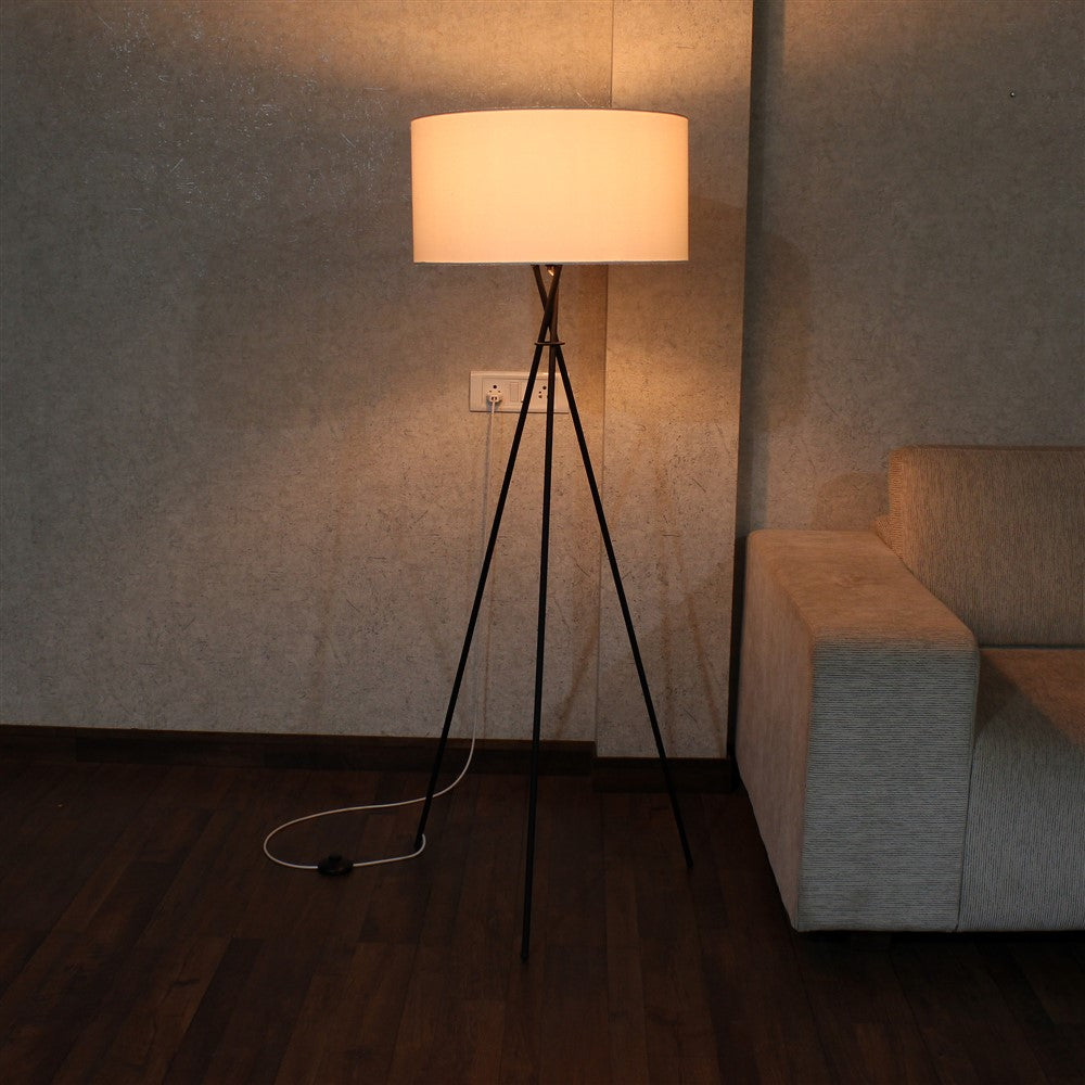 metal tripod floor lamp