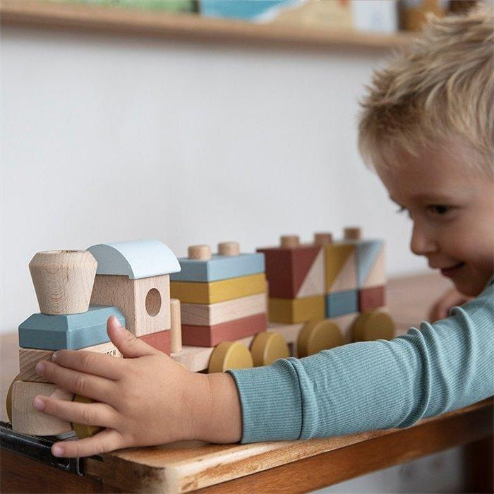 little dutch wooden train