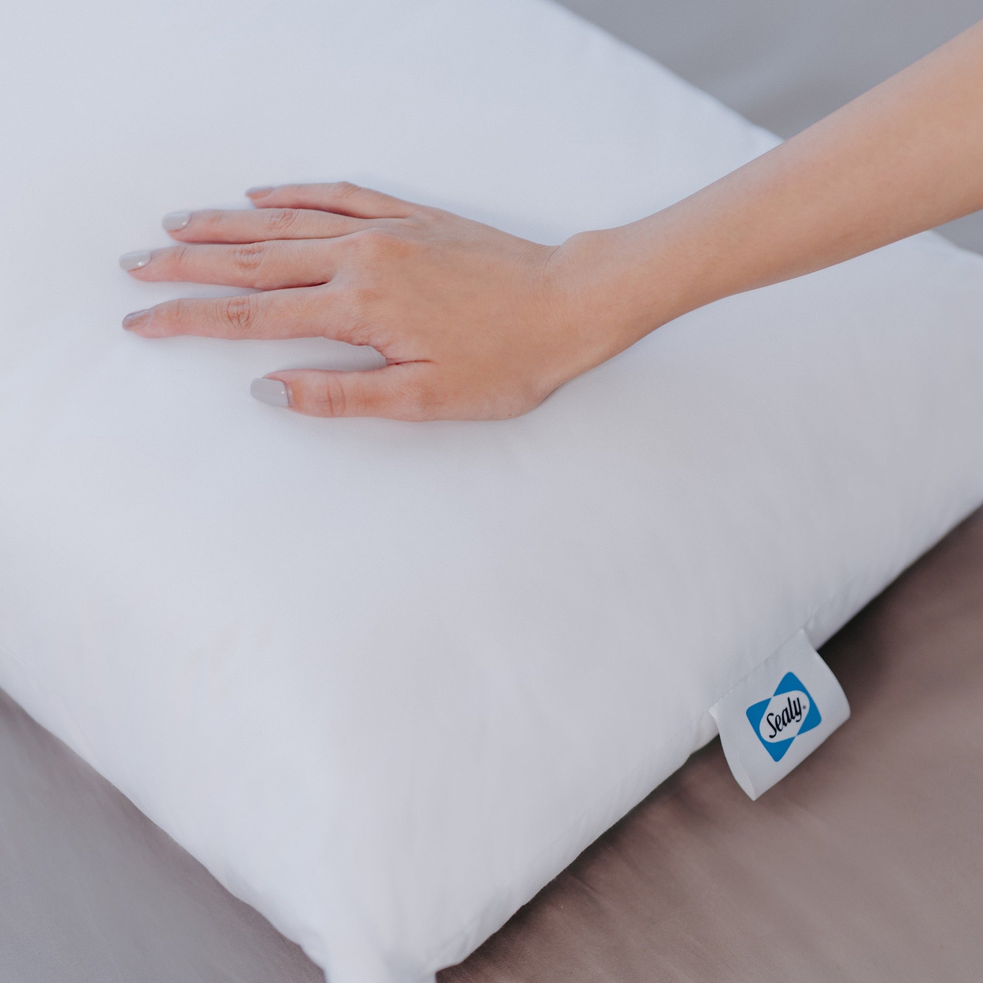 sealy half and half memory foam pillow