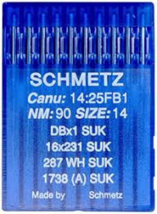 Schmetz Quilting Needles Size 75/90 - 1x5 Needles per card 