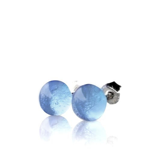 blue stud earrings