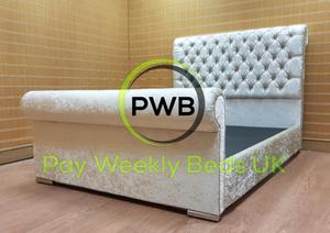 Sleigh bed on Pay Weekly Beds