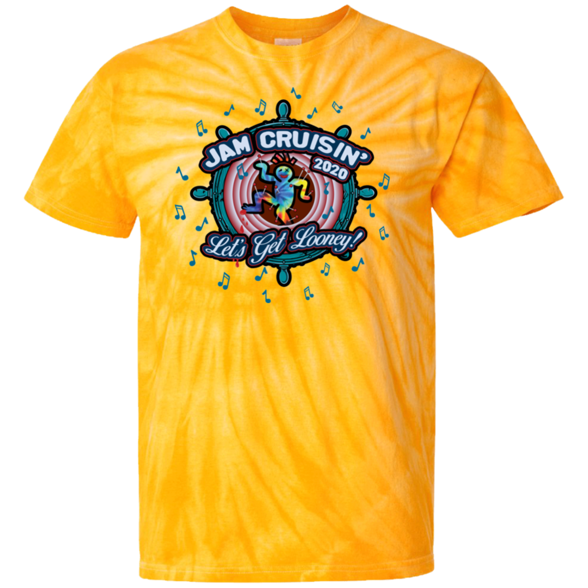 Jam Cruisin' 2020 Let’s Get Looney Tie Dye T-Shirt