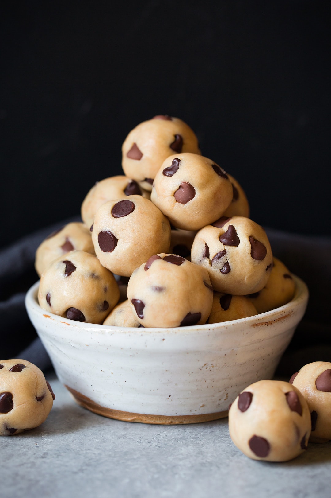 protein cookie dough ball