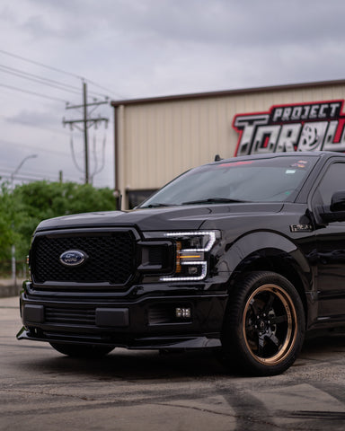 2020 Ford F-150 with Aftermarket Cosmis Wheels 20x9.5 +10mm 6x135