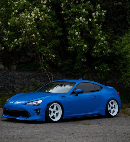 BRZ FRS GT86 with Cosmis Wheels White XT-005R 18x9 +25mm 5x100