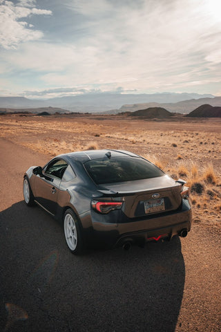 Subaru BRZ with Cosmis XT-006R 18x9 +30 5x100 White