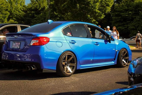 2015-2021 Subaru WRX with S1 Black Chrome 18x9.5 +15mm 5x114.3