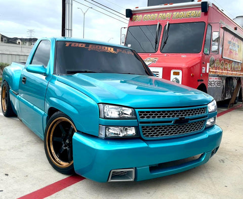 @toogoodpapi's Chevy Silverado with Cosmis Wheels XT-006R Black + Bronze Lip 20x9.5 +10mm 6x139.7