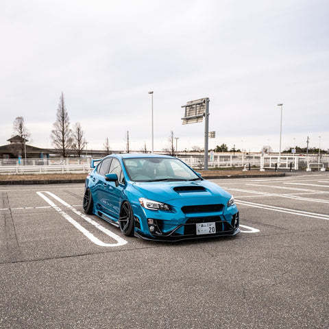 2016 Subaru WRX with S5R Black 18x10.5 +20mm 5x114.3 Wheels