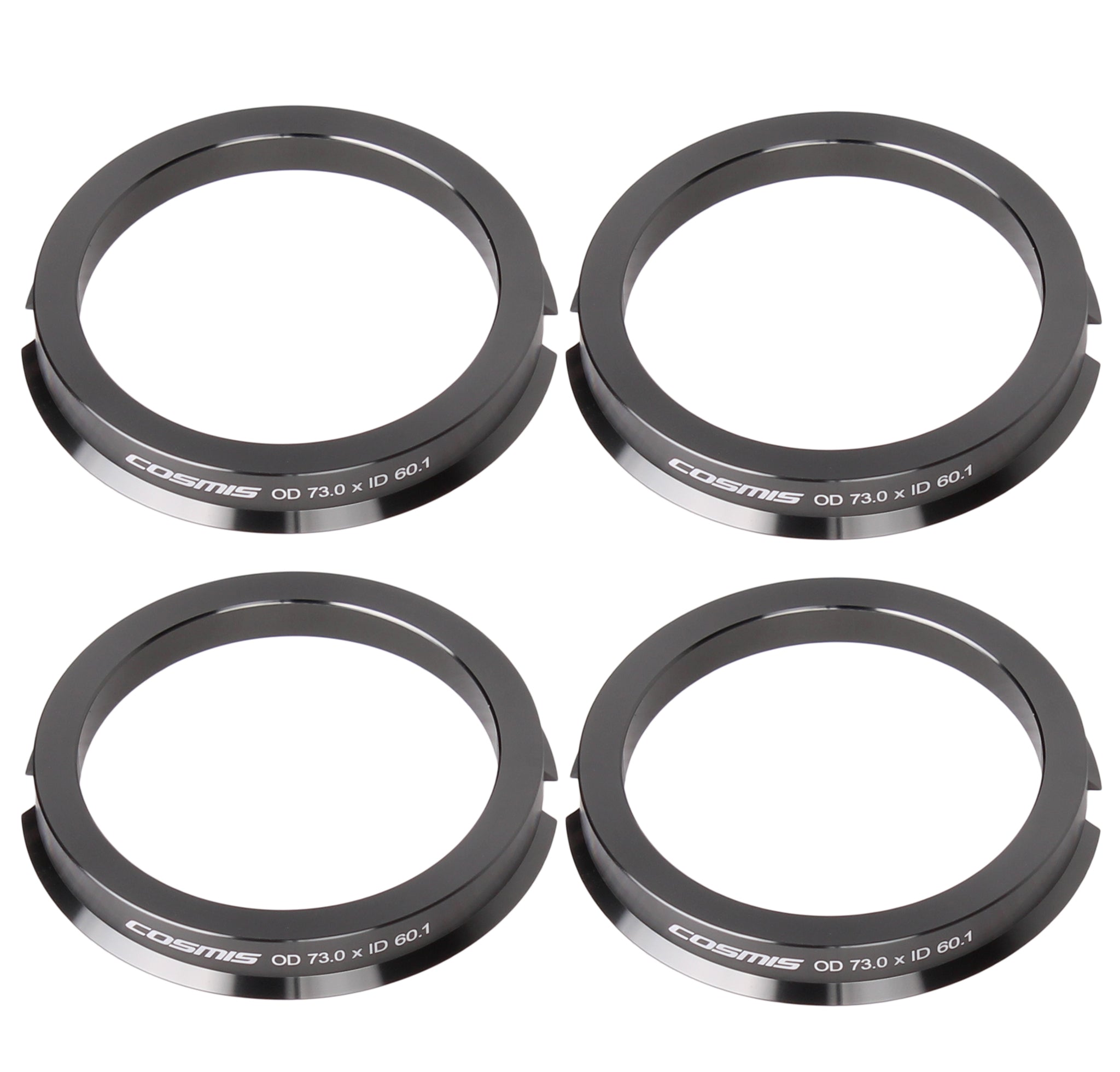 Cosmis Wheels Aluminum Hub-Centric Rings (Set of 4)