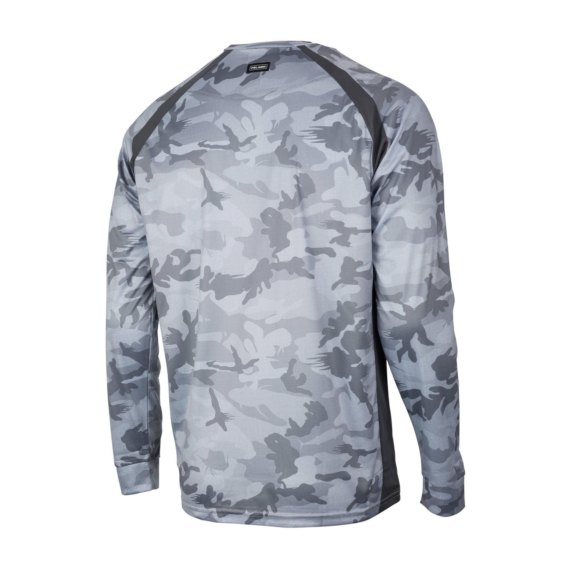 Pelagic Vaportek Fishing Shirt Fish Camo Slate