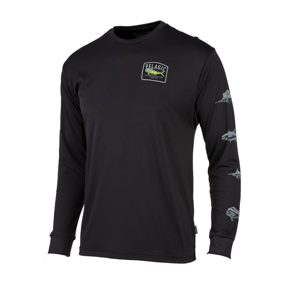 Pelagic Vaportek-Youth  Long sleeve tshirt men, Fishing shirts,  Consignment clothing