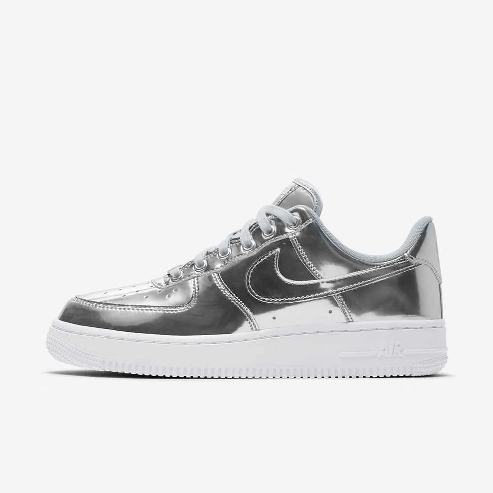 womens silver air force 1