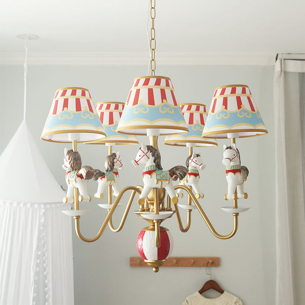 Pony Carousel Chandelier