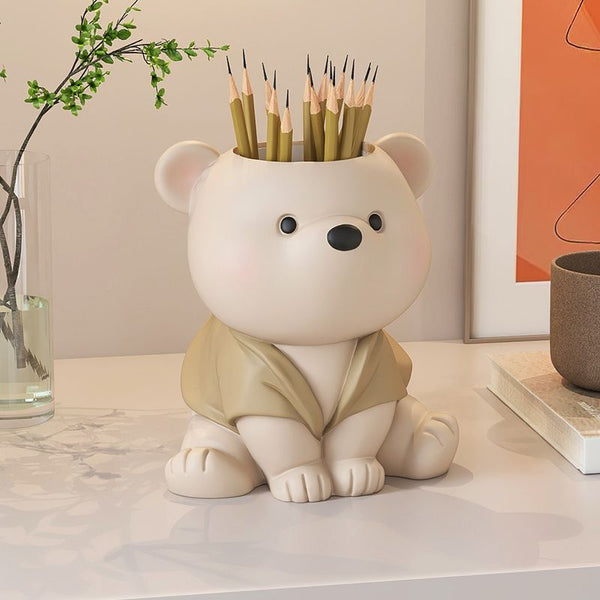 Teddy Bear Pen Holder