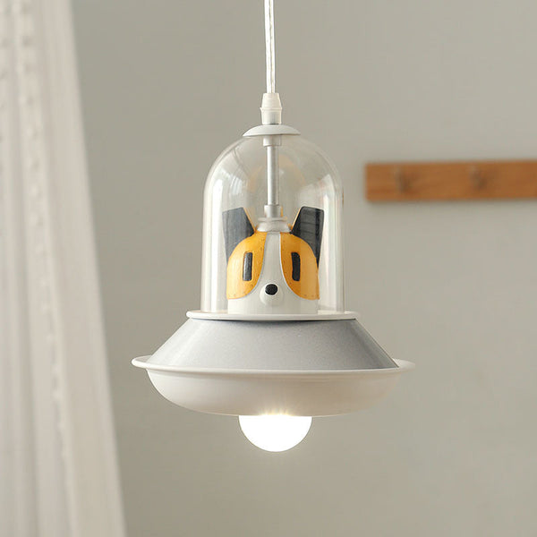 Space Dog Pendant Light