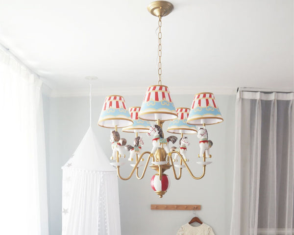 Pony Carousel Chandelier