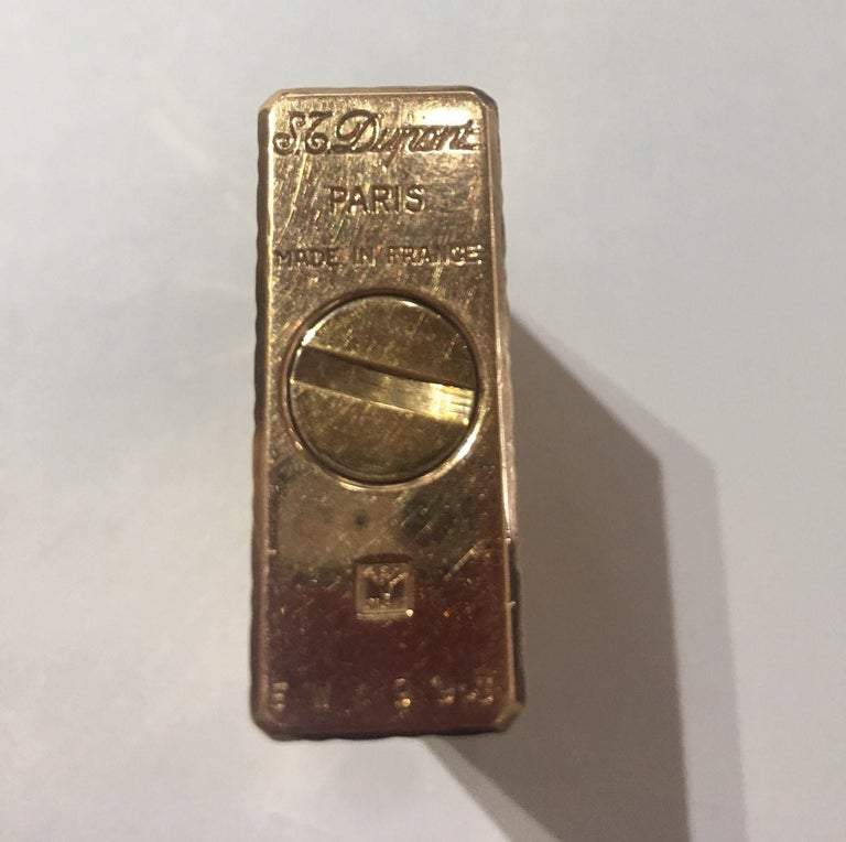 dunhill gold plated lighter