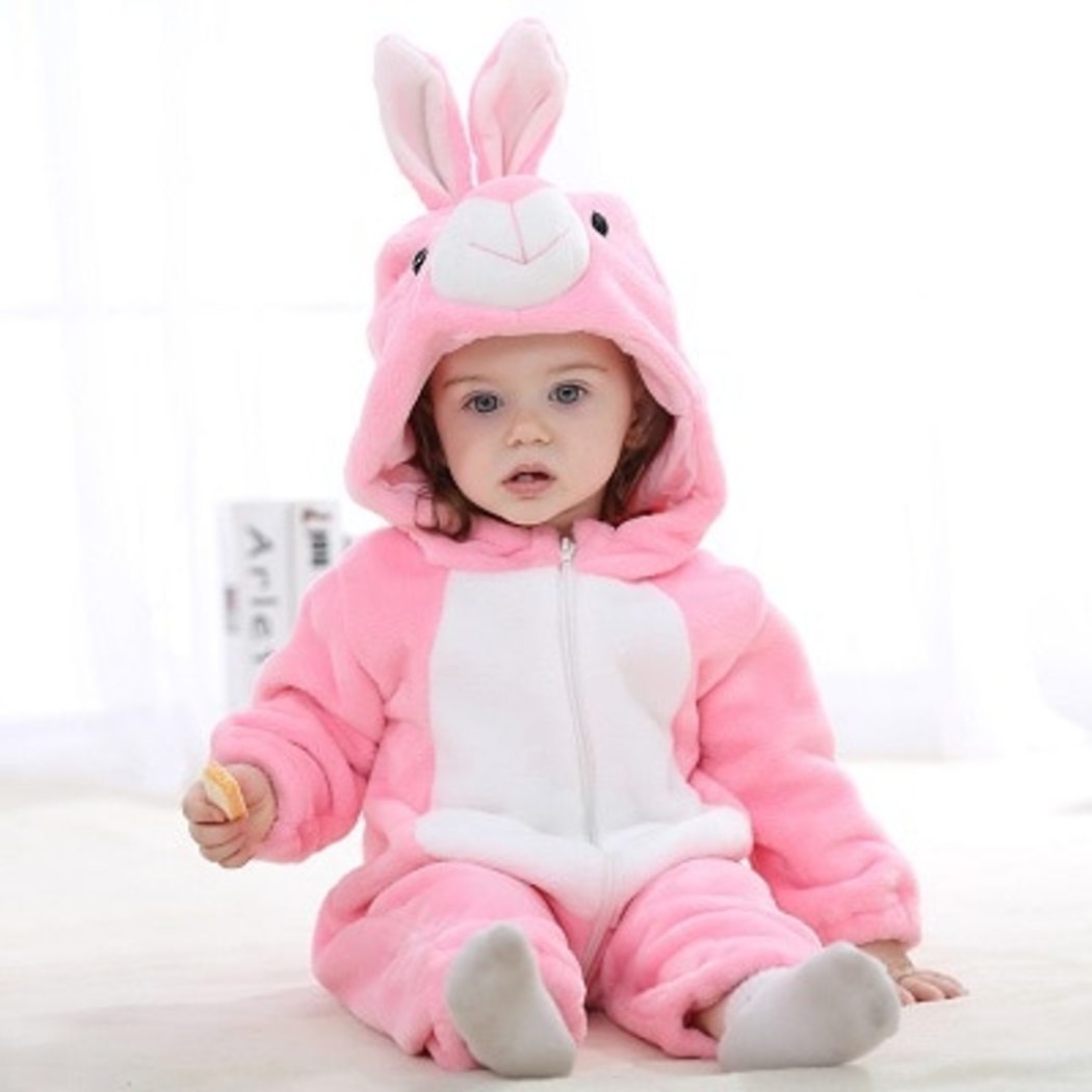 pink rabbit baby clothes