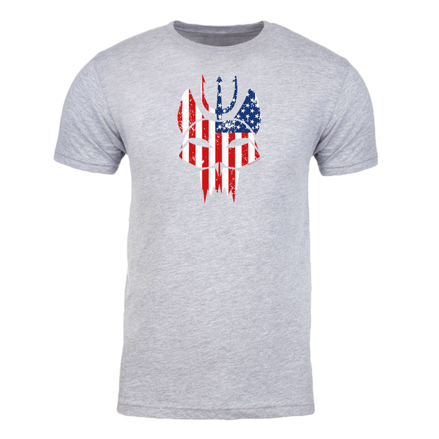 SEAL Team Bravo American Flag Adult Short Sleeve T-Shirt | CBS Store