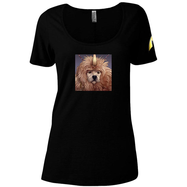 Star Trek: The Original Series Dog Alien Women's Relaxed Scoop Neck T