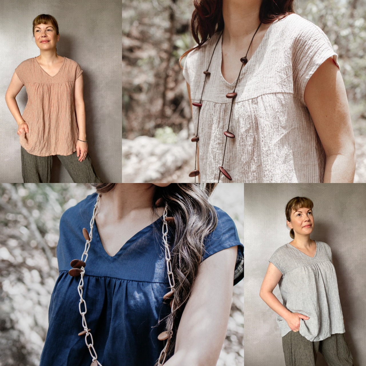 Sadie Linen Top for capsule wardrobe