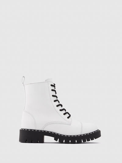 aldo boots white