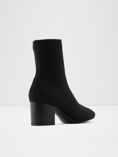 black sock ankle boots uk