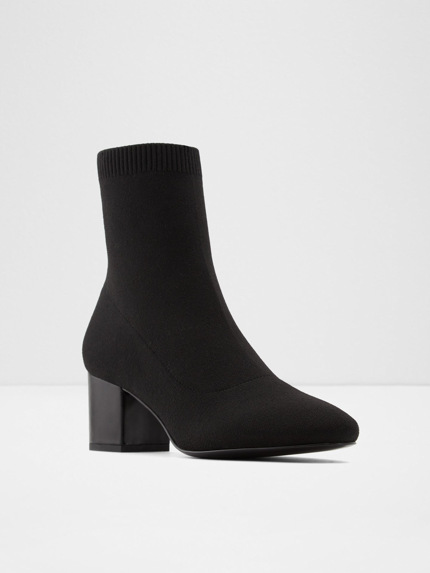 aldo black sock boots