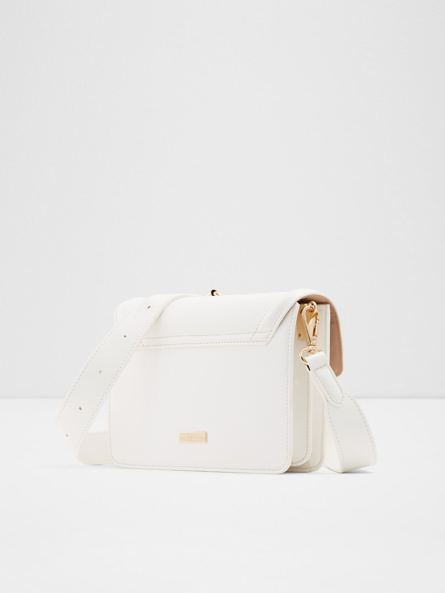 white cross body handbag