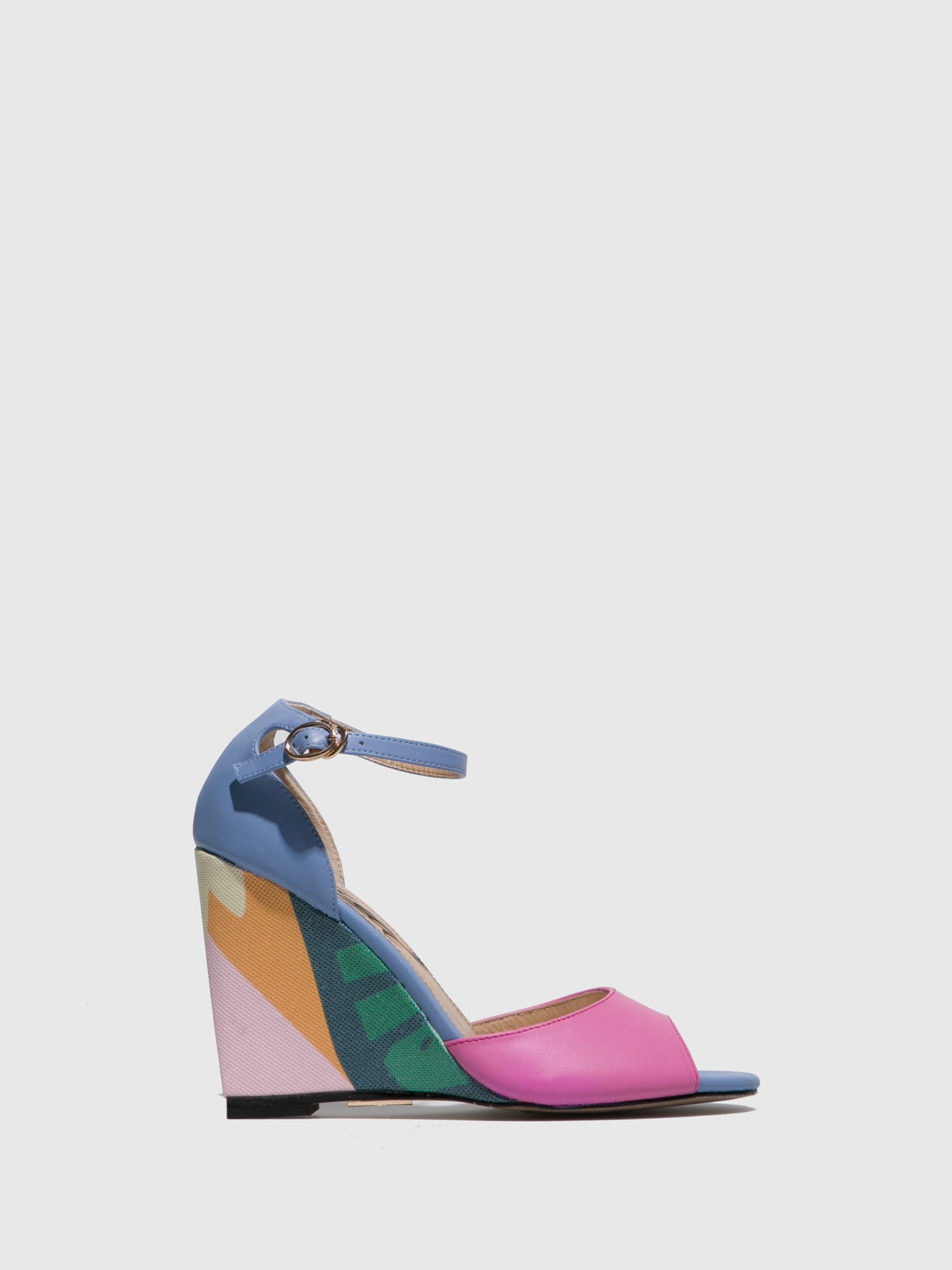 Multicolor Wedge Sandals - Overcube