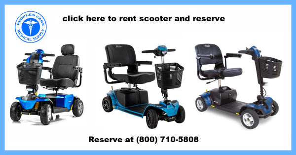 Universal mobility scooter rental