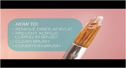 How to Clean Acrylic Nail Brushes