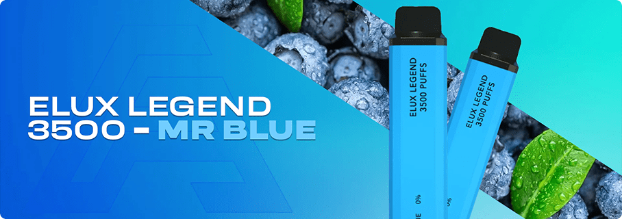 Elux Legend 3500 Disposable Vape - Mr Blue