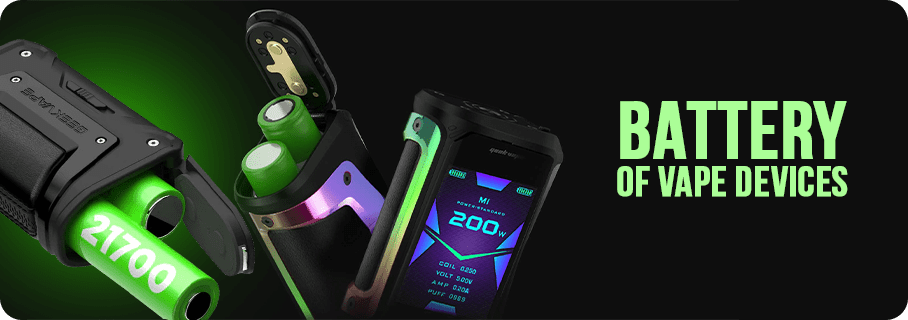 Battery of Geek Vape Devices