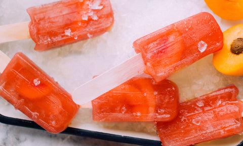 Immunity Blend Ice Lollies - Watermelon and peach Ice Lolly 