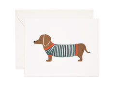 Rifle Paper Co. Dachshund Card