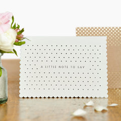 Lineae Luxury Stationery - Katie Leamon Luxe Little Note Card