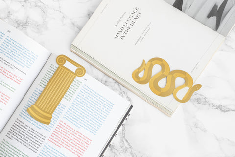 Octaevo Metal Bookmarks in Brass