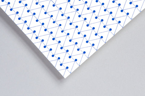 Ola Dash Print Layflat Notebook in Klein Blue