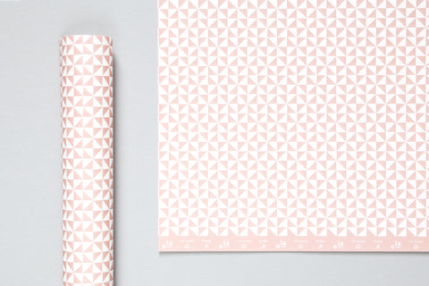 Ola Studio patterned papers - Kaffe print/clay pink