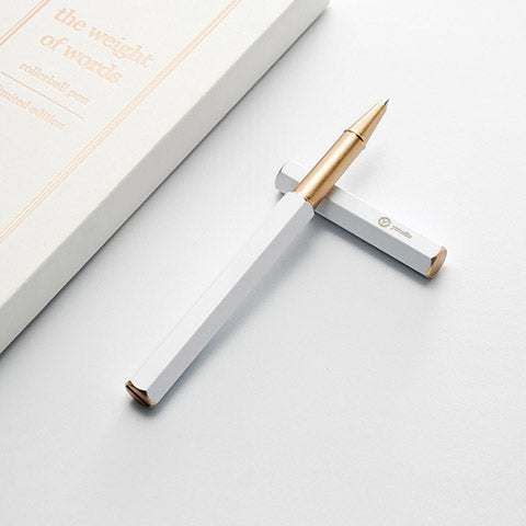 yStudio Rollerball Pen in White